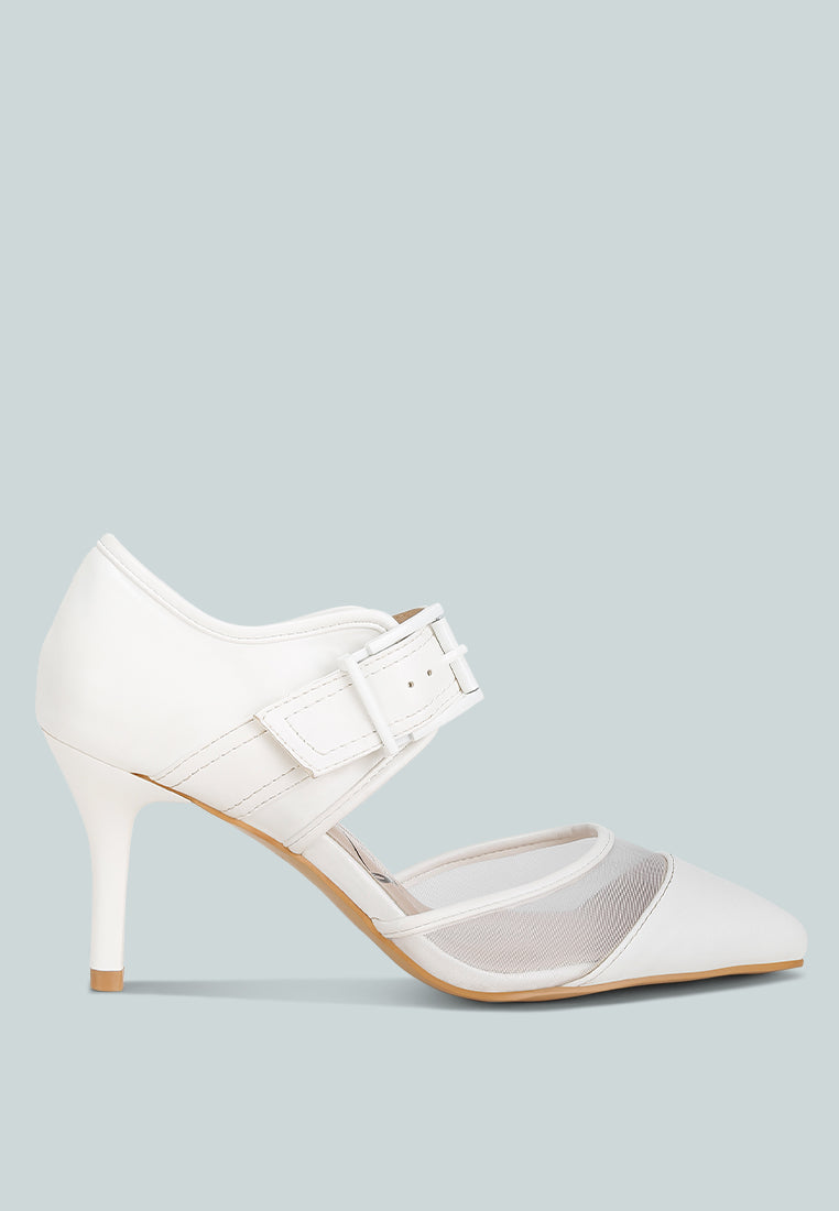 Aneri Buckle Detail Pump Sandals