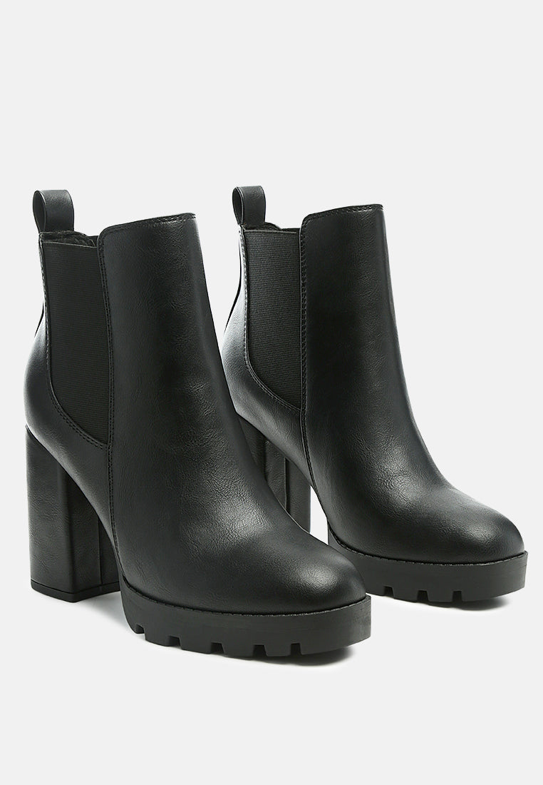 Rosalind Block Heeled Chelsea Boots