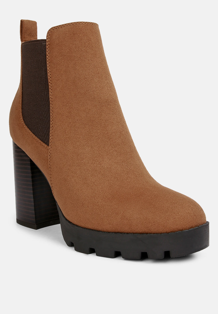 Rosalind Block Heeled Chelsea Boots