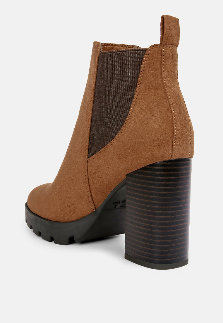 Rosalind Block Heeled Chelsea Boots