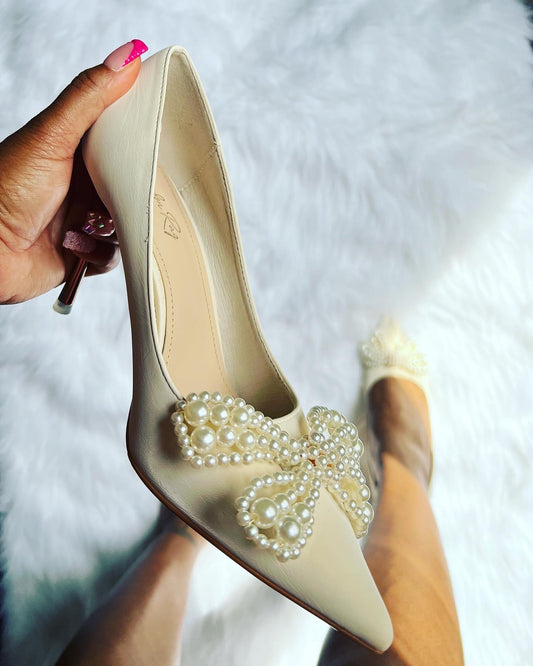 Pearl Perfection Heel Pump